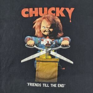 Chucky Shirt Mens XL Friends Till The End Horror Short Sleeve Tee